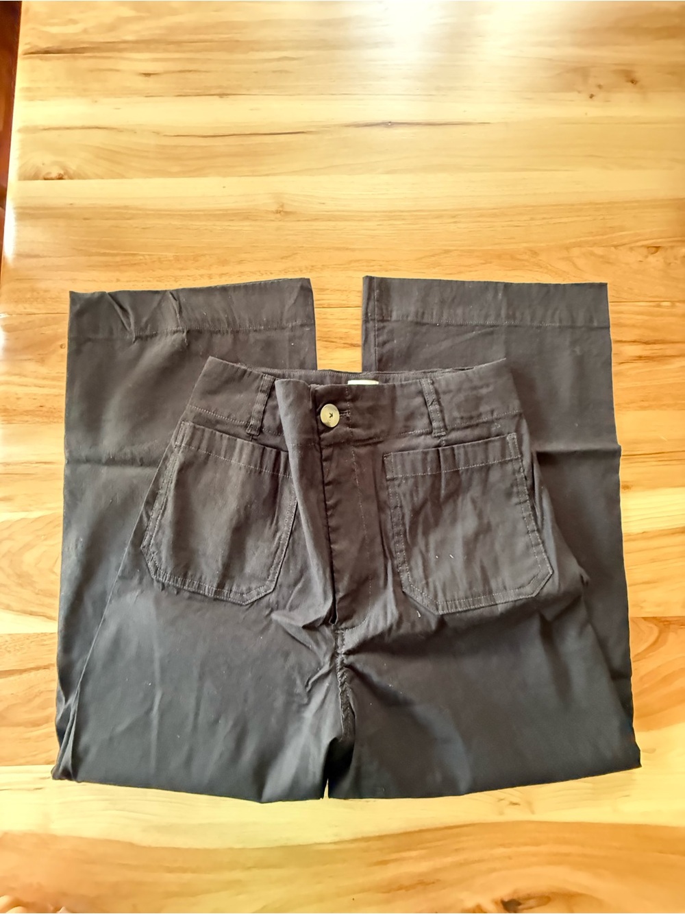 Maeve "The Colette" Women’s Black Wide-Leg Pants - Size 30T